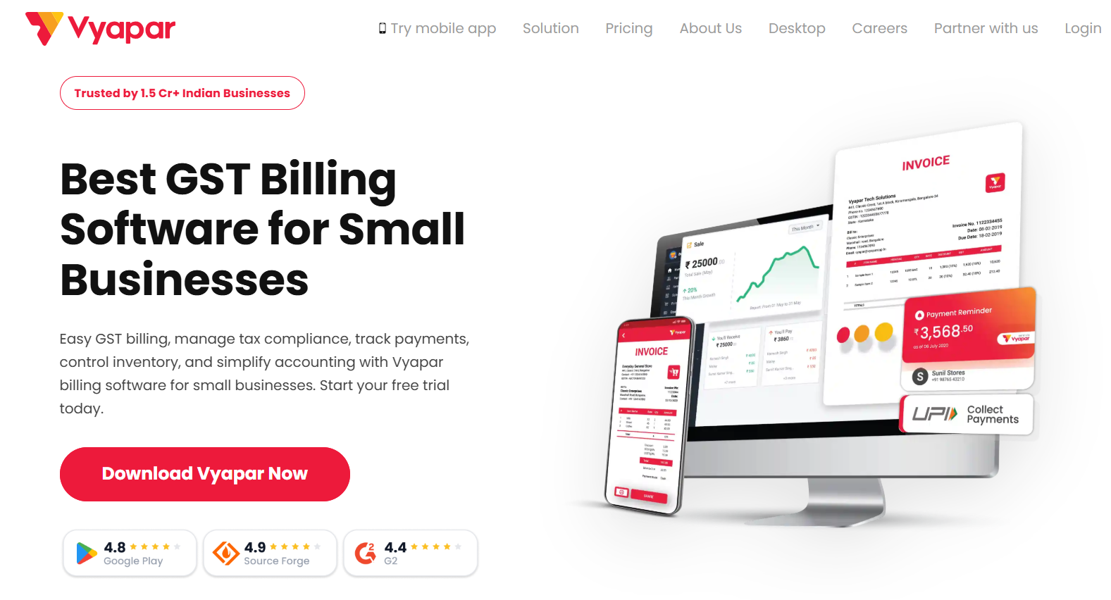 Vyapar GST billing software for small businesses